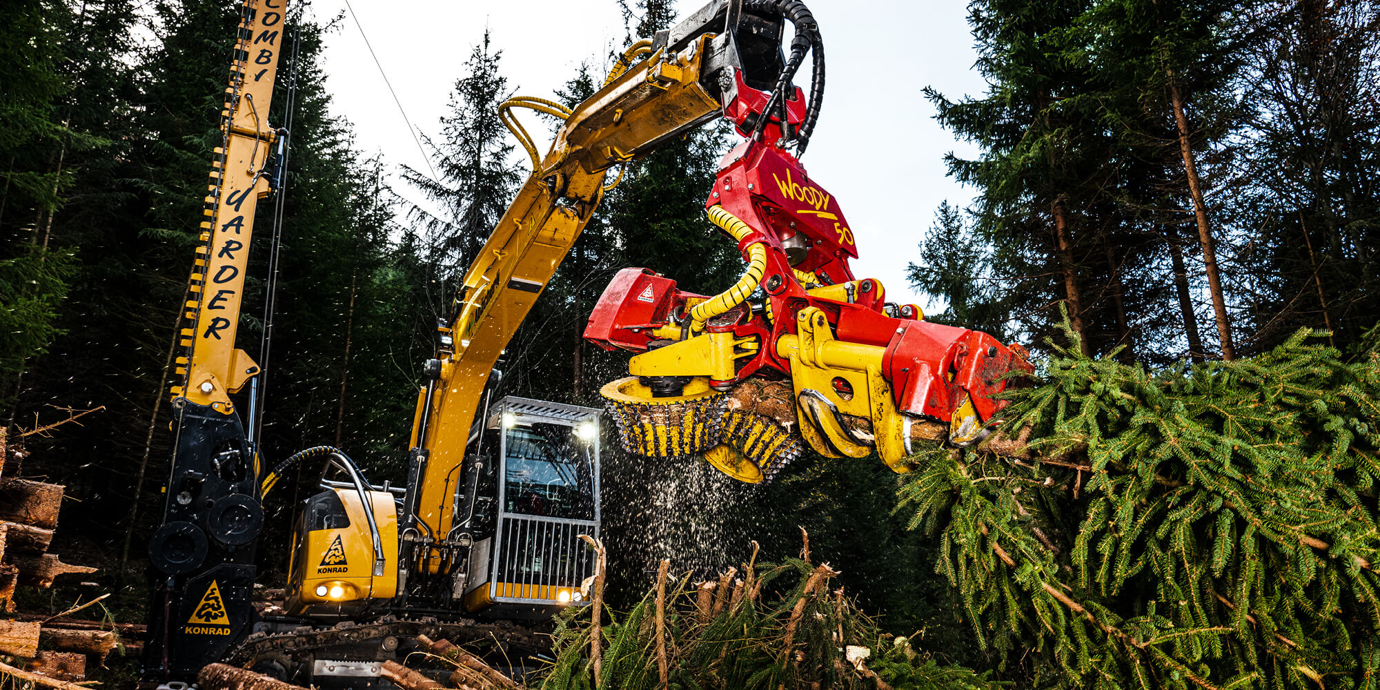 Vom Combi-Yarder über den Radharvester bis zum John Deere Forwarder